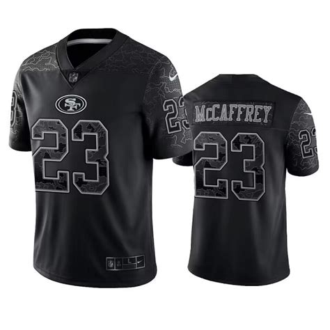 Men's San Francisco 49ers #23 Christian McCaffrey 2022 Black Vapor Untouchable Stitched Jersey ...