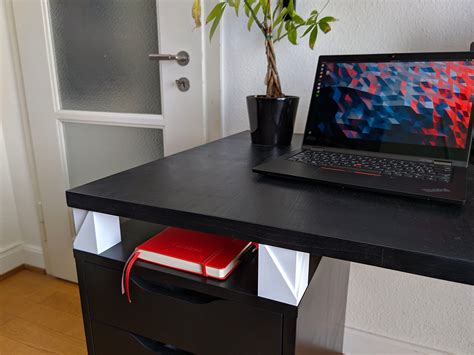 Geometric Desk Riser Angled Desk Riser Desk Riser Ikea Desk Riser Ikea Alex Desk Riser 3D ...