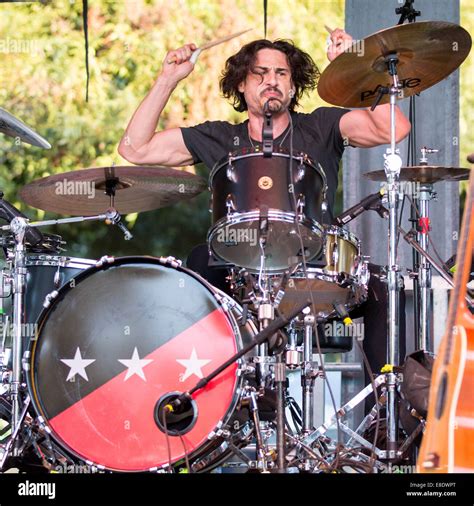 Austin, Texas, USA. 5th Oct, 2014. Drummer BRAD WILK of the band The ...