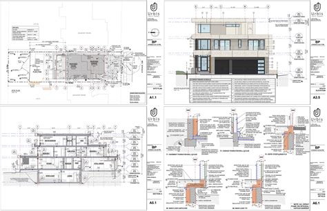 Architectural Working Drawings | Urbis Infill Homes