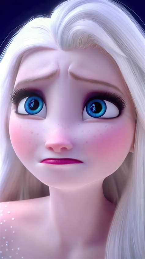 Hig-res big eyes Elsa 🥺 wallpaper - Requested by u/soldkeyboard57 : r/Frozen