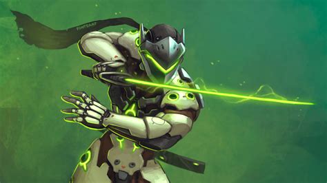 Genji Overwatch Warrior Sword Wallpaper,HD Games Wallpapers,4k ...