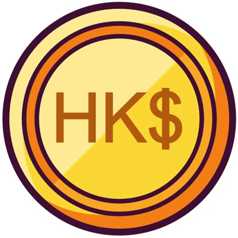 Hong kong dollar Generic Outline Color icon