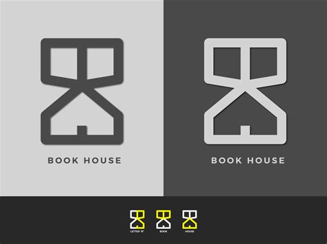 Book House Logo (or Book Home) by Zeet on Dribbble