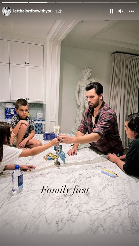 Scott Disick Celebrates Hanukkah with His 3 Kids: Photo