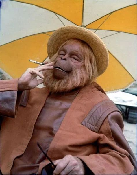 Plant of the Apes (1968) Behind the Scenes – Dr. Zaius Smoke Break