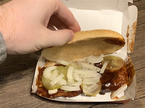 Food Review: McDonald’s McRib – Milam's Musings