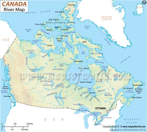 Canadian River Map | Canadian River Systems Map | Map, River, System map