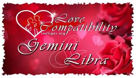 Gemini Libra Love Compatibility | Sun Signs