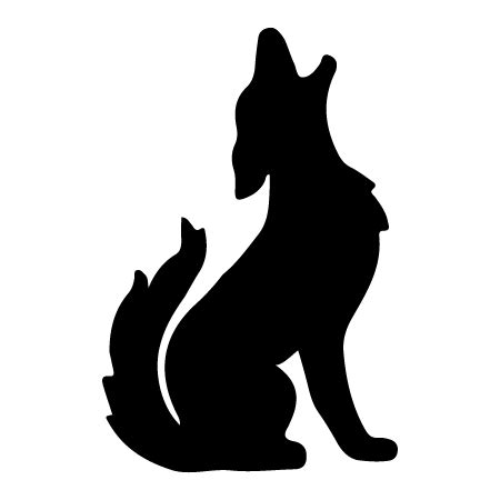 Howling Coyote Silhouette - ClipArt Best