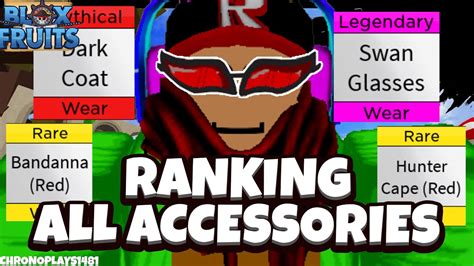 All Accessories Ranked Update 15 - Blox Fruits Update 15 [Roblox] - YouTube