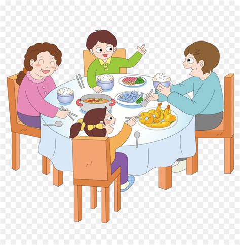 Dinner Breakfast Eating - Cartoon banquet png download - 1500*1501 - Free Transparent Dinner png ...