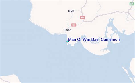 Man O' War Bay, Cameroon Tide Station Location Guide