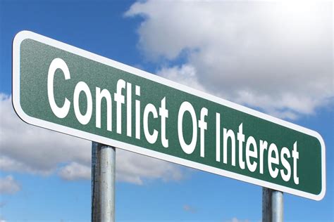 Conflict of Interest - Free of Charge Creative Commons Green Highway sign image