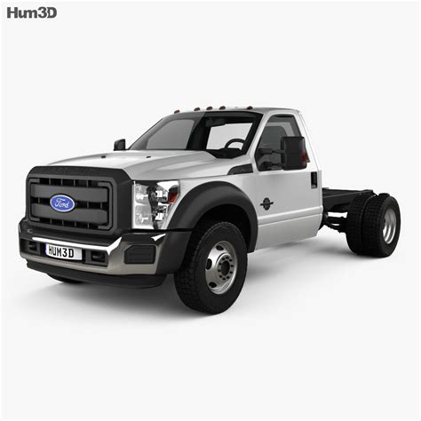 Ford F-550 Regular Cab Chassis 2014 3D model - Vehicles on Hum3D