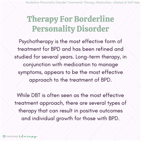 Borderline Personality Disorder Treatment Options