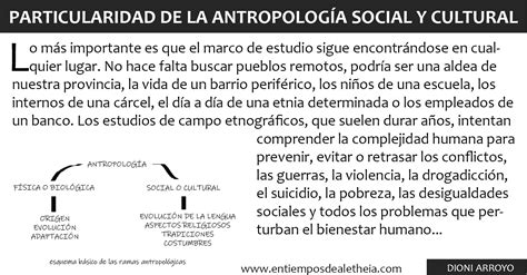 La particularidad de la Antropología Social y Cultural - En Tiempos de ...