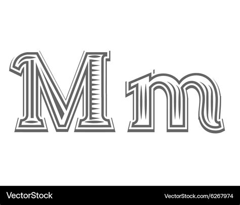 Letter M Tattoo Fonts