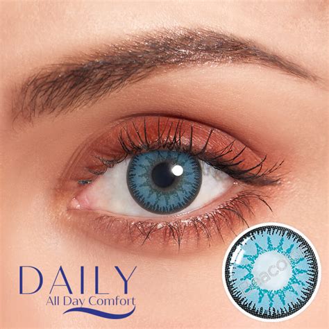 1-Day Tricolor Blue Daily Color Contact Lenses(5 Pairs) – beacolors