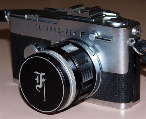 Vintage Olympus Pen F Single Lens Reflex Half-Frame Camera, Made In ...