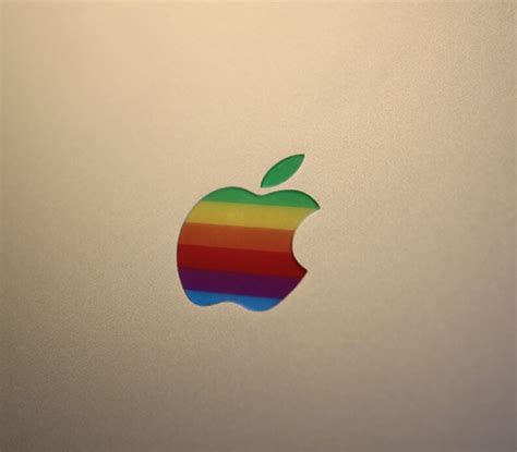 Retro Apple Logo Sticker Macbook Pro Logo Macbook Air Sticker - Etsy