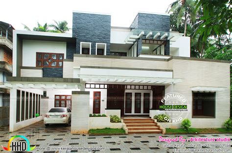 5000 sq-ft house, work finished - Kerala Home Design and Floor Plans - 9K+ Dream Houses