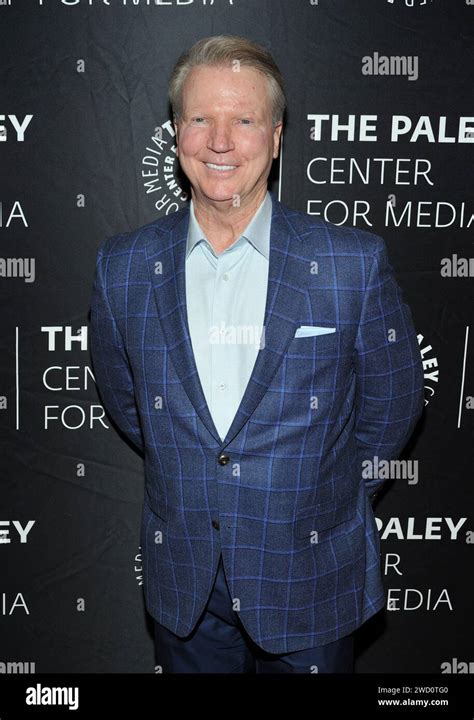 New York, USA. 17th Jan, 2024. Phil Simms attends Kicking Off Super Bowl LVIII at the Paley ...