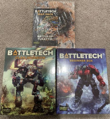 Battletech Clan Invasion Kickstarter Box Set, Beginner Box Set,Tukayyid ...