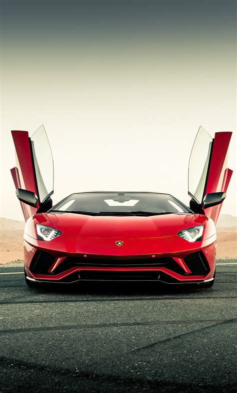 Lamborghini Aventador Black And Red Wallpaper