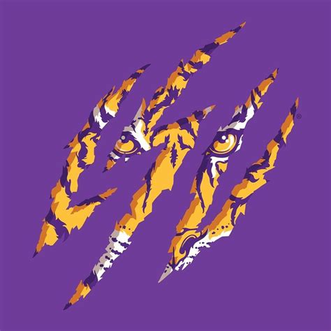 an orange tiger's eye on a purple background