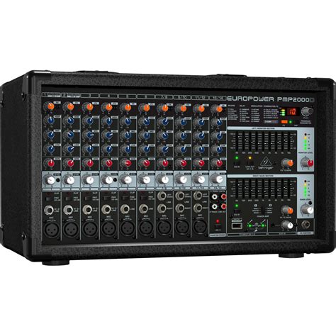 Behringer PMP2000D - 2000W 14-Channel Powered Mixer PMP2000D B&H