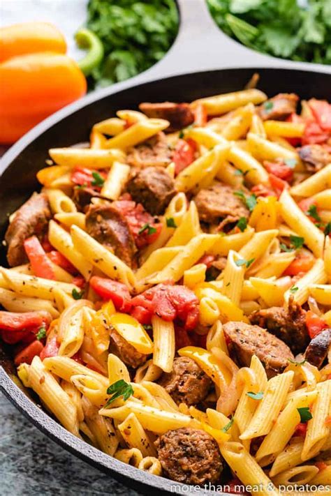 Sausage and Peppers Pasta