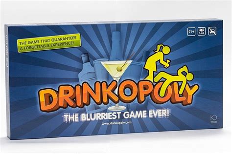 Modern Manufacture Monopoly Drinking Game Drinkopoly Board Game Party ...