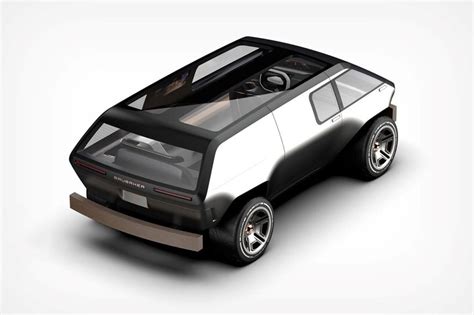 A Tesla Cyber-minivan imagined as a modern-day Brubaker Box - Domus