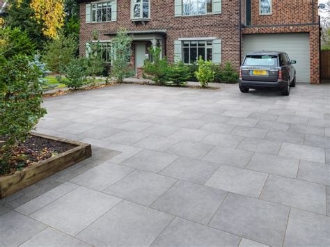 Sky Grey Driveway Porcelain Paving Slabs 600x600x30mm | ubicaciondepersonas.cdmx.gob.mx