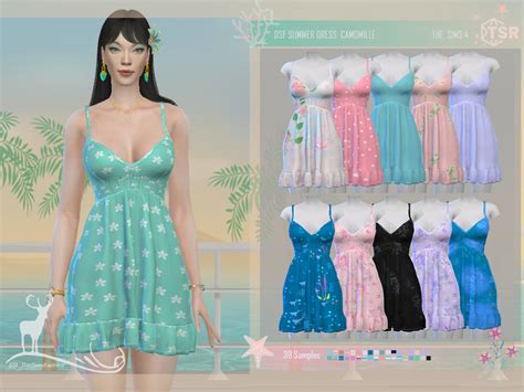 dansimsfantasy: The sims 4. SUMMER DRESS... - Emily CC Finds