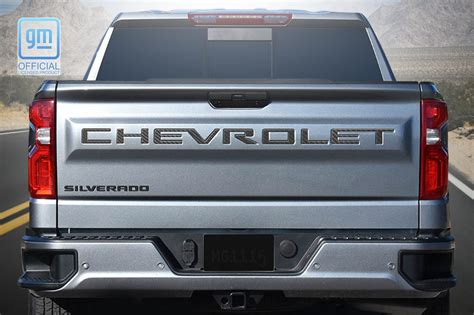 Silverado / Silverado HD - Urethane Insert - Tailgate Letters (2019 ...