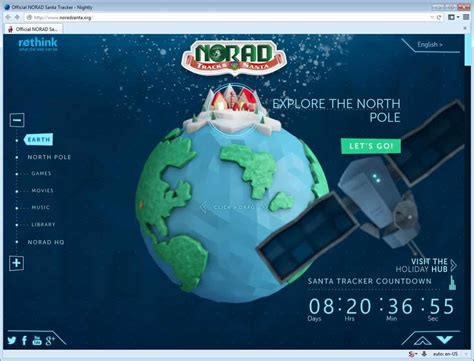 Track Santa's Route Across the World on Christmas Eve - gHacks Tech News