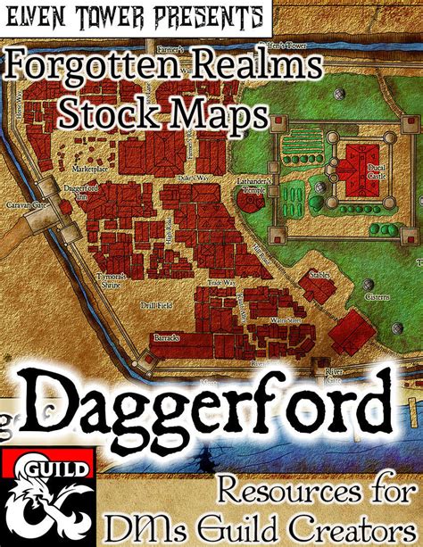 Daggerford - Forgotten Realms Stock Maps - Dungeon Masters Guild ...