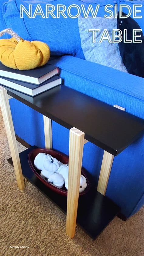 Diy side table for small space | Diy side table, Small side table decor, Side table decor