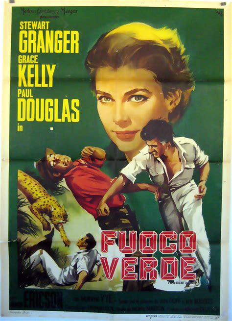 "FUOCO VERDE" MOVIE POSTER - "GREEN FIRE" MOVIE POSTER