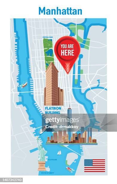 34 Map Of Manhattan Cartoon Stock Photos, High-Res Pictures, and Images ...