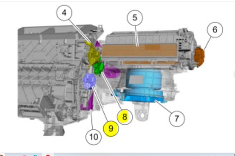 Where Is the Blend Door Motor Actuator Located?