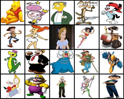 'W' Cartoon Characters by Picture | Classic cartoon characters, All ...