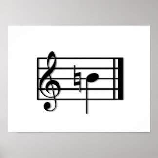 Music Notation Posters | Zazzle