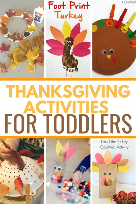 Thanksgiving Activities for Toddlers - Little Learning Club