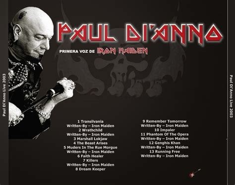 FRESH & ALIVE! - En Vivo Y En Directo.: Paul Di'Anno Live 2003