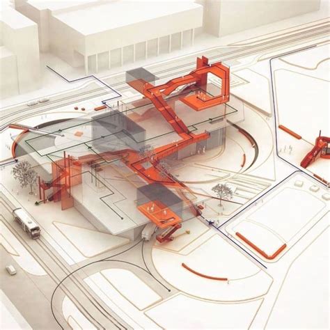 Art & Architecture on Instagram: “Concept & circulation Diagram Bauhaus ...