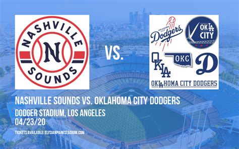 Nashville Sounds vs. Oklahoma City Dodgers [CANCELLED] Tickets | 23rd ...