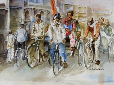 Cycle Rickshaw | Painting, Figure painting, Buy artwork